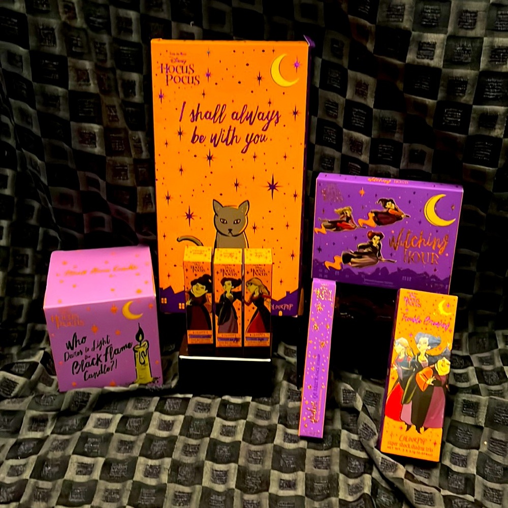 Hocus Pocus Colourpop Complete SOLD Out Collection including Candle NEW